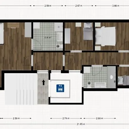 Comfortable And Huge 4bd - 2bth Rambla Catalunya شقة *